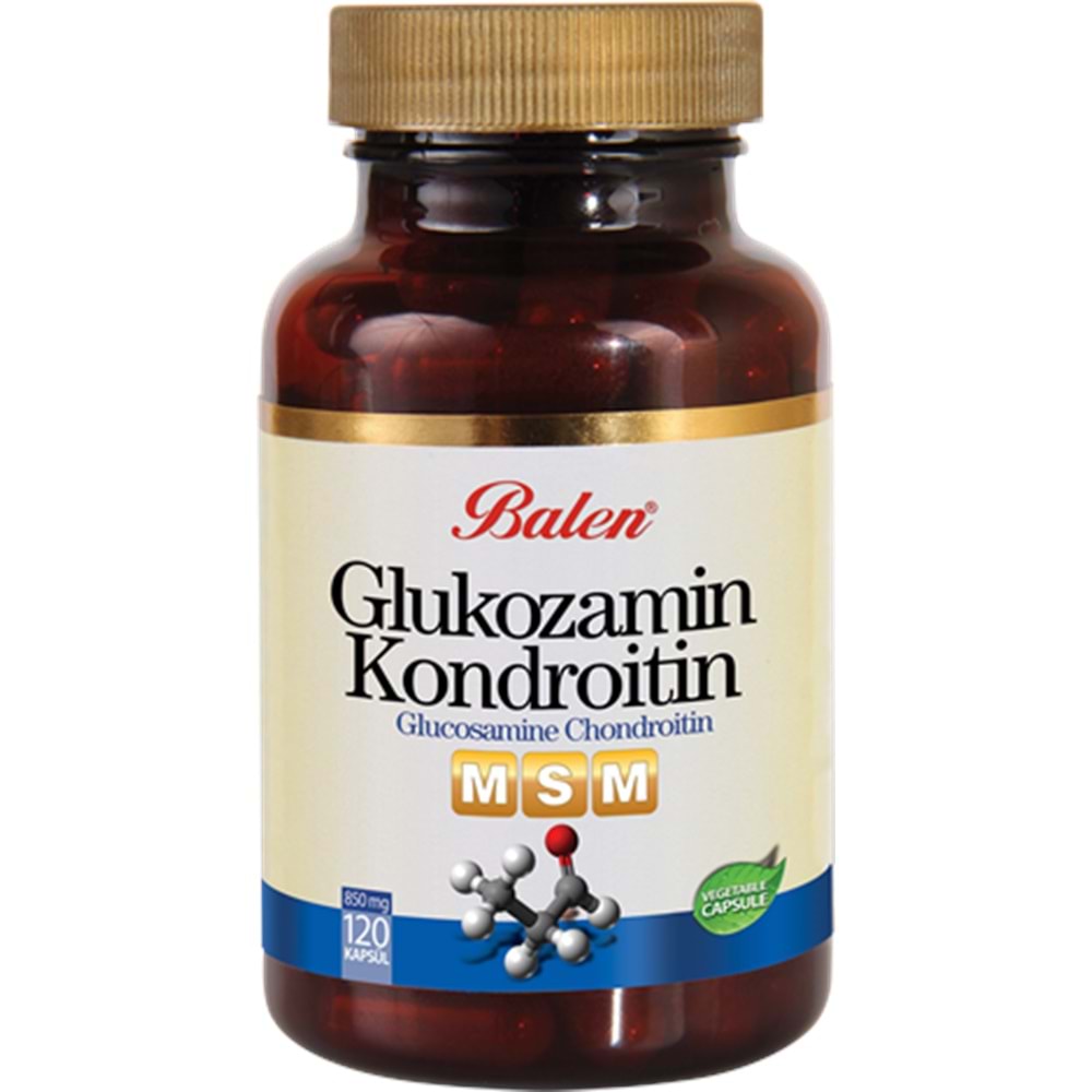 BALEN GLUKOZAMİN&KONDROİTİN&MSM KAPSÜL 970 MG *120
