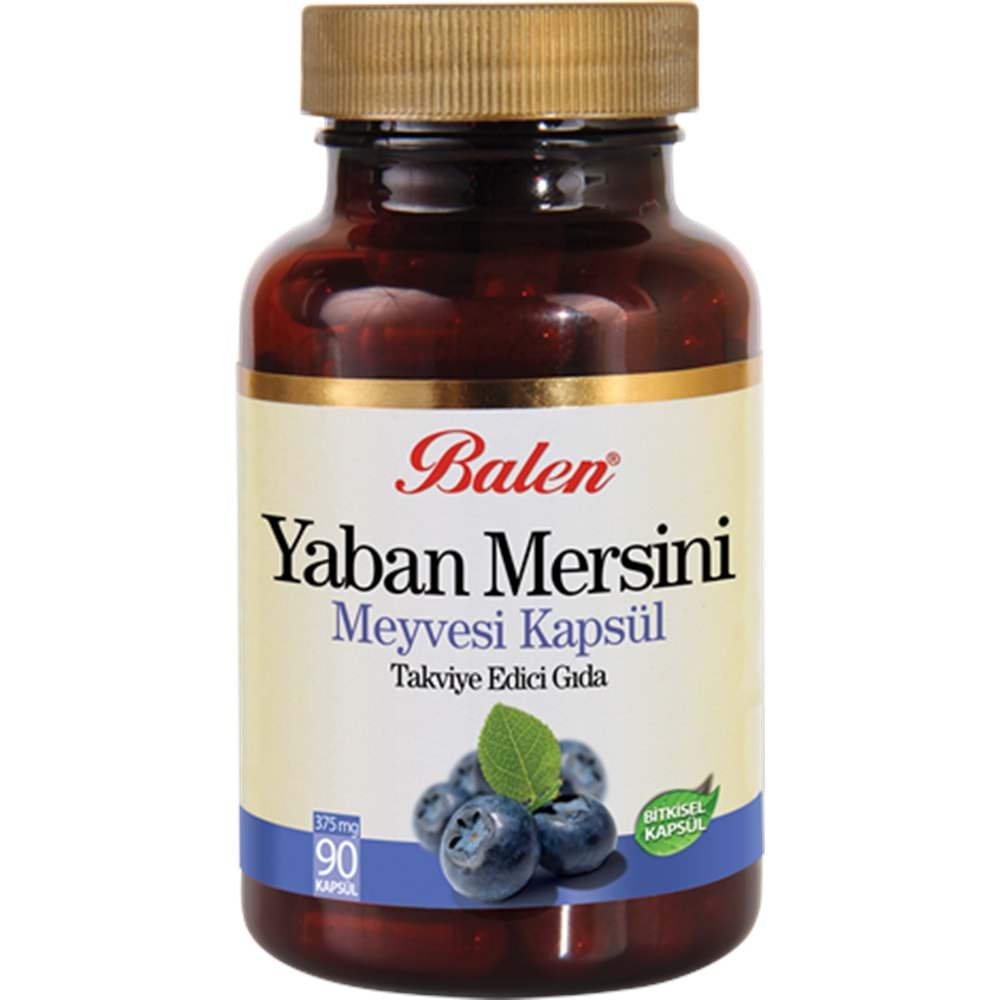 BALEN YABAN MERSİNİ MEYVESİ KAPSÜL 375 MG *90