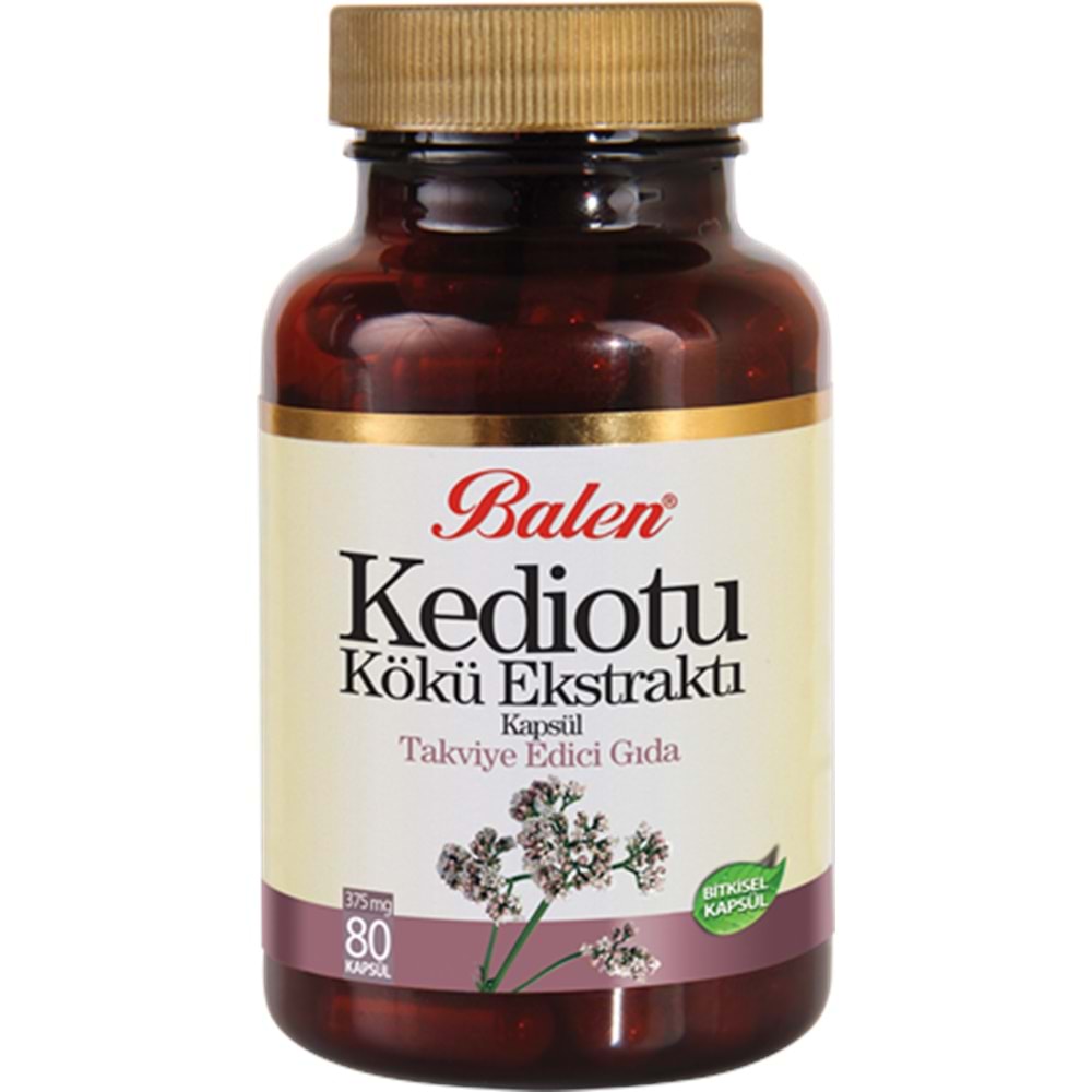 BALEN KEDİOTU KÖKÜ EKSTRAKTI KAPSÜL 375 MG *80