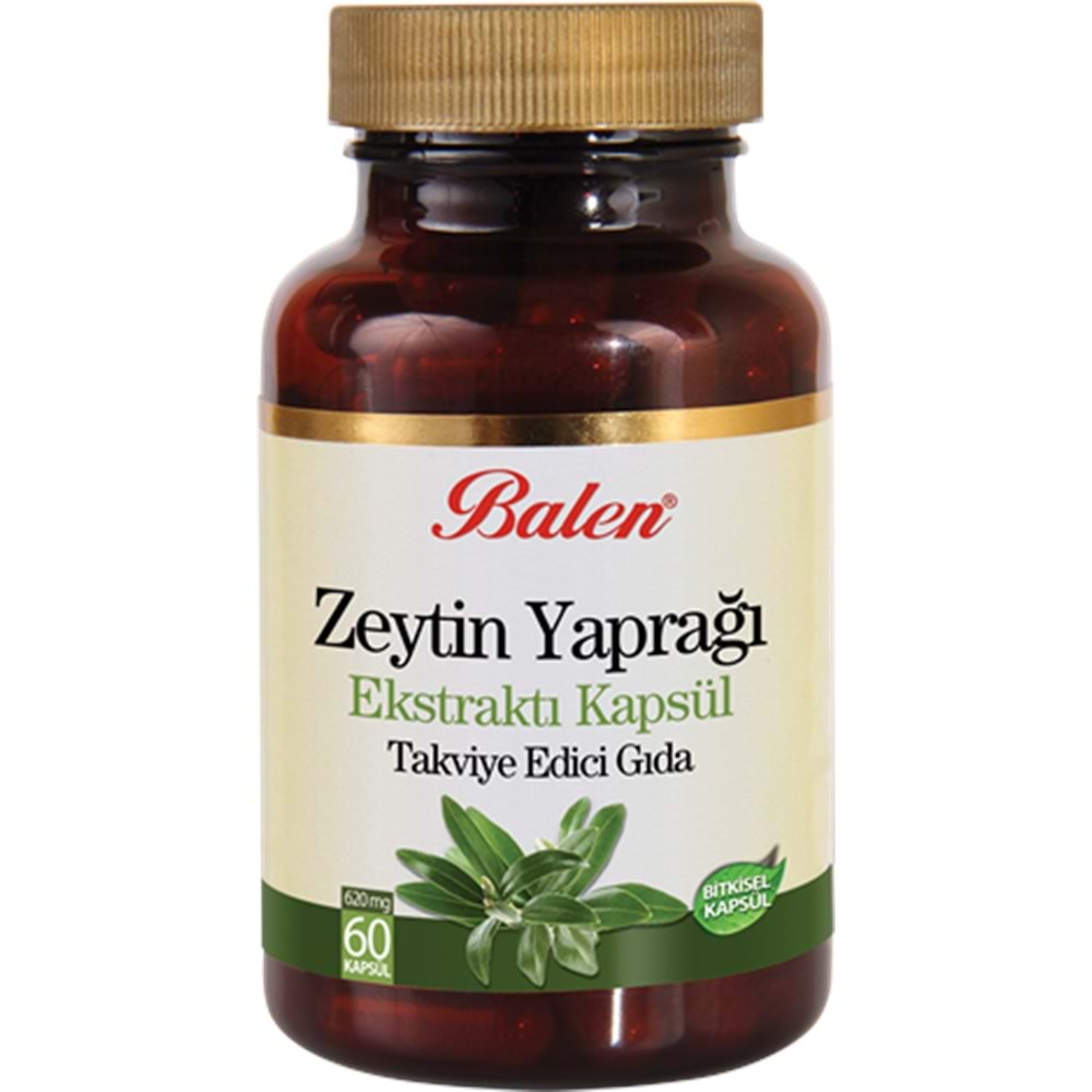 BALEN ZEYTİN YAPRAĞI EKSTRAKTI KAPSÜL 620 MG *60