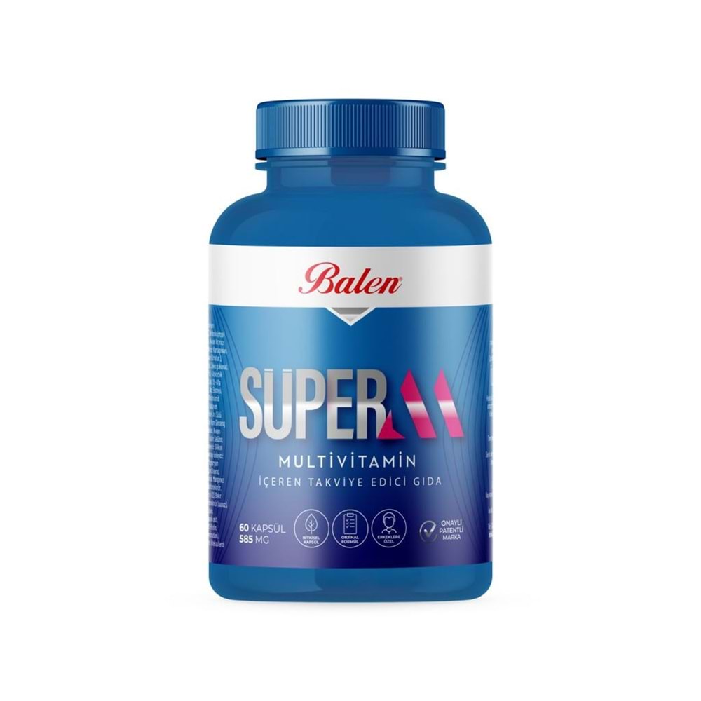 BALEN SÜPER-M MULTİVİTAMİN KAPSÜL 585 MG *60