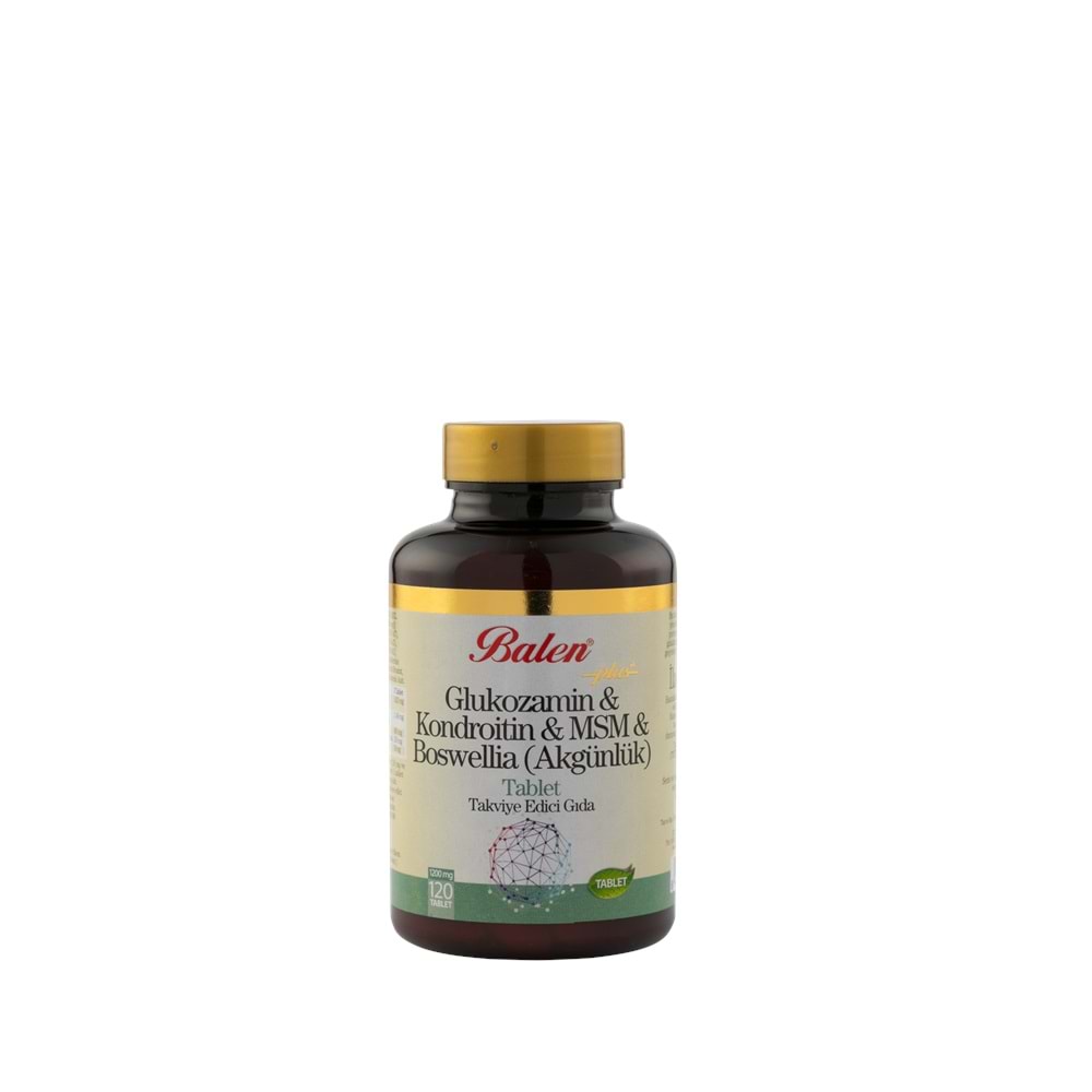BALEN GLUKOZAMİN & KONDROİTİN & MSM&BOSWELİA TAB 1200 MG *120