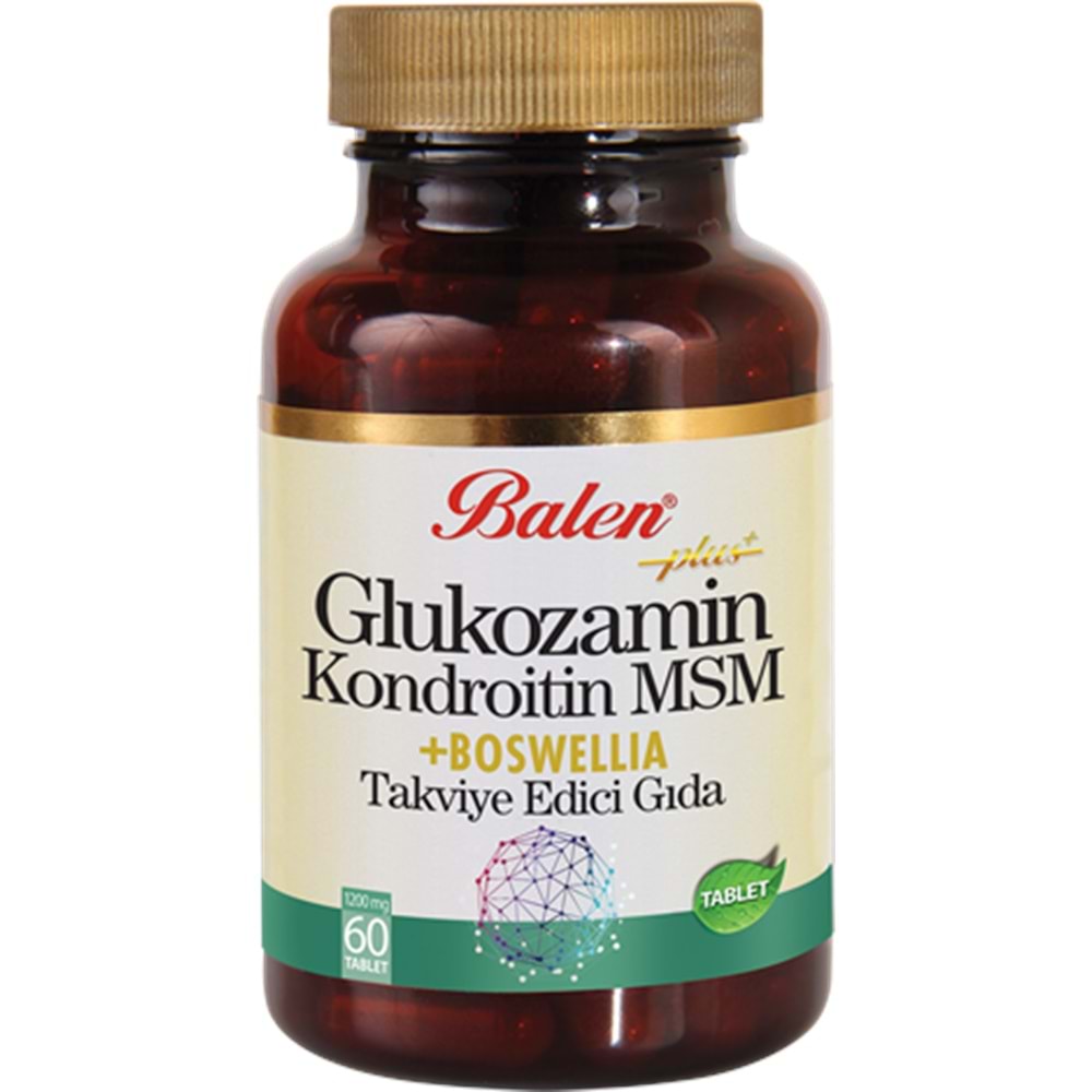 BALEN GLUKOZAMİN & KONDROİTİN & MSM&BOSWELİA TAB 1200 MG *60