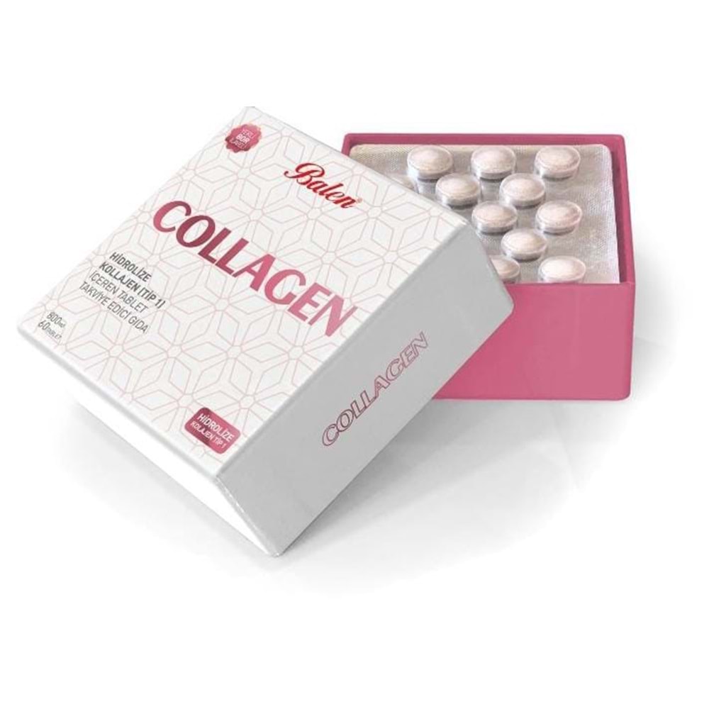BALEN COLLAGEN HİDROLİZE KOLLAJEN (TİP 1) İÇEREN TABLET 800 MG *60