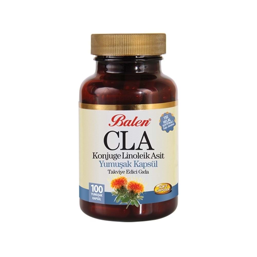 BALEN CLA (KONJUGE LİNOLEİK ASİT) YUMUŞAK KAPSÜL 1380 MG *100