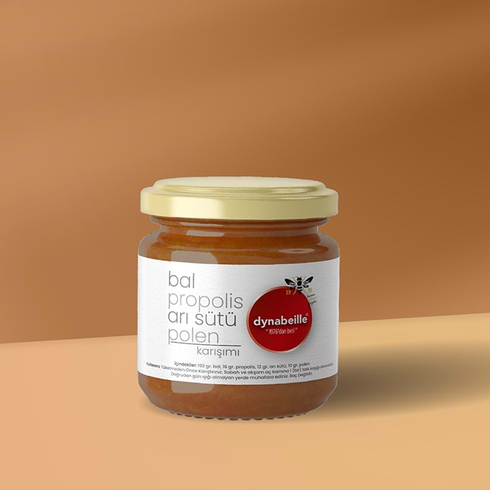 DYNABEİLEE BAL PROPOLİS ARI SÜTÜ POLEN KARIŞIMI 230 G