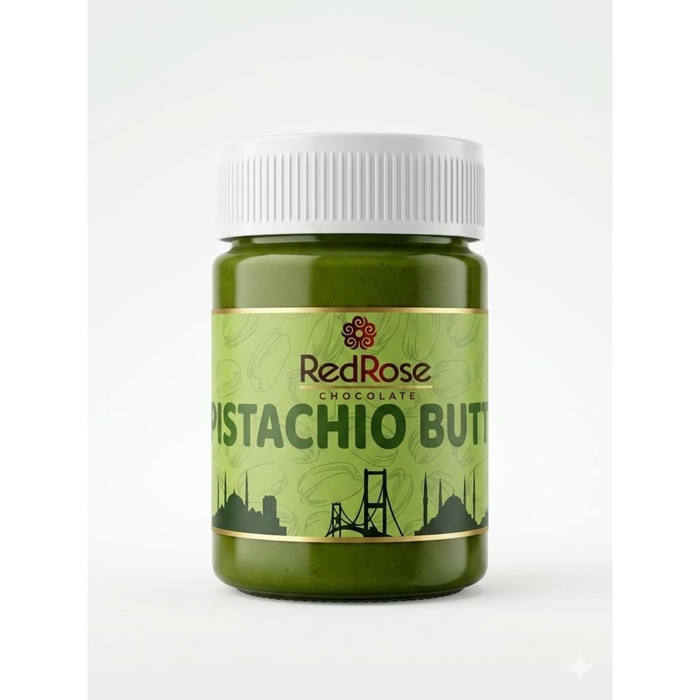 RED ROSE PİSTACHİO BUTTER (ANTEPFISTIĞI EZMESİ) 380 G