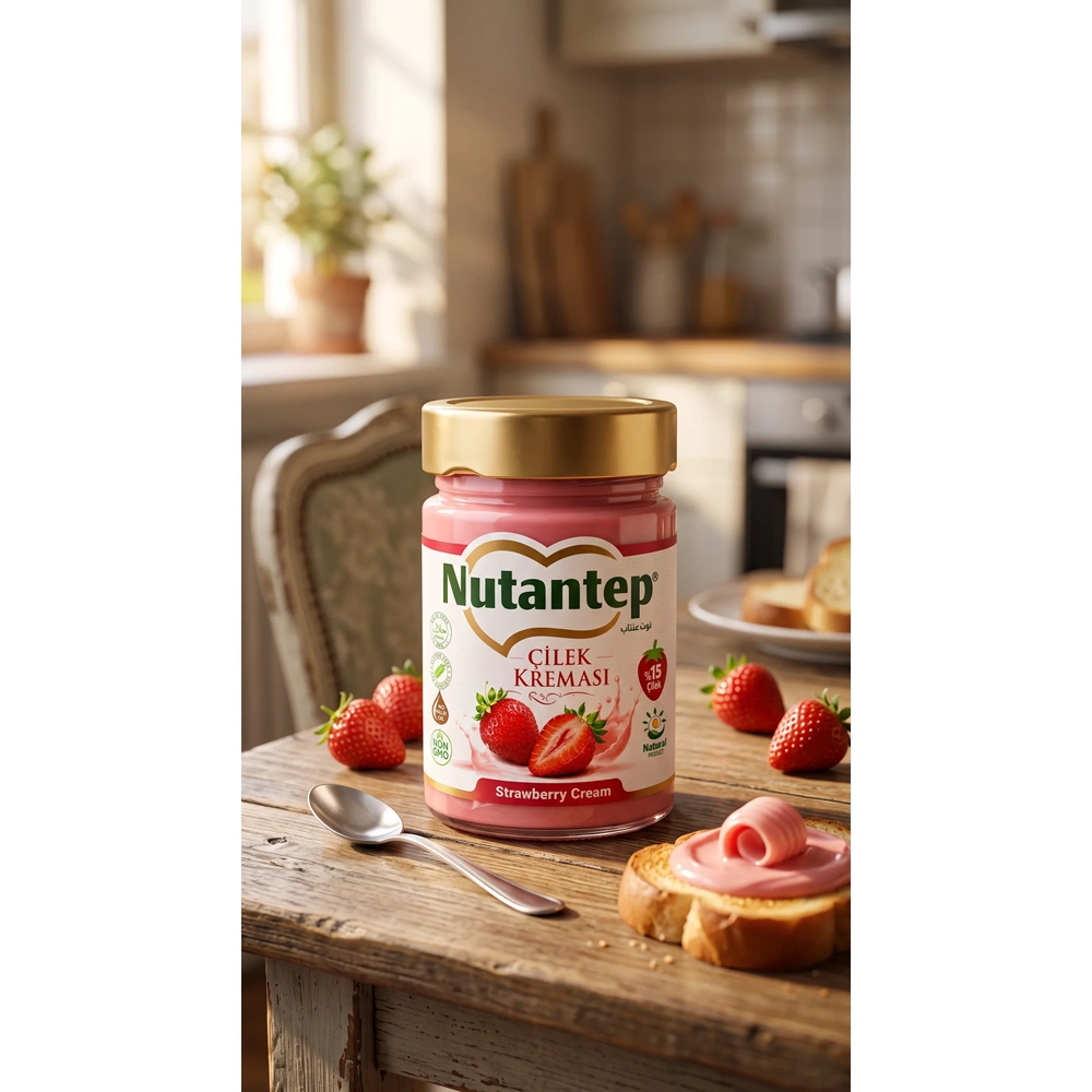NUTANTEP GERÇEK ÇİLEK KREMASI 320 G