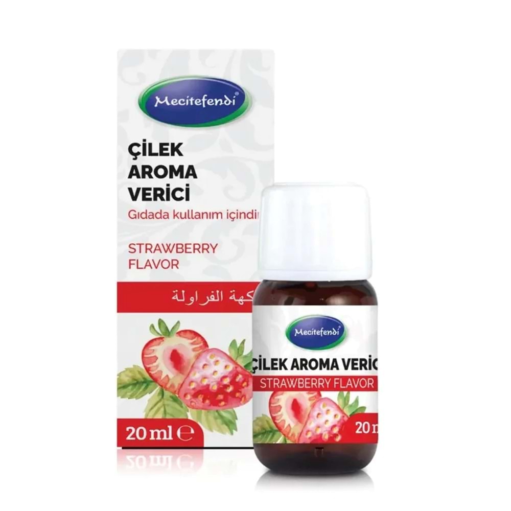 MECİTEFENDİ ÇİLEK AROMA VERİCİ 20 ML