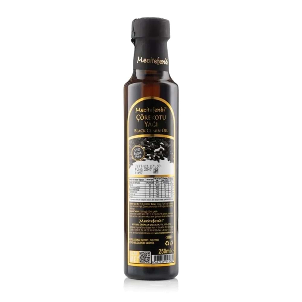 MECİTEFENDİ ÇÖREKOTU TOHUMU YAĞI 250 ML