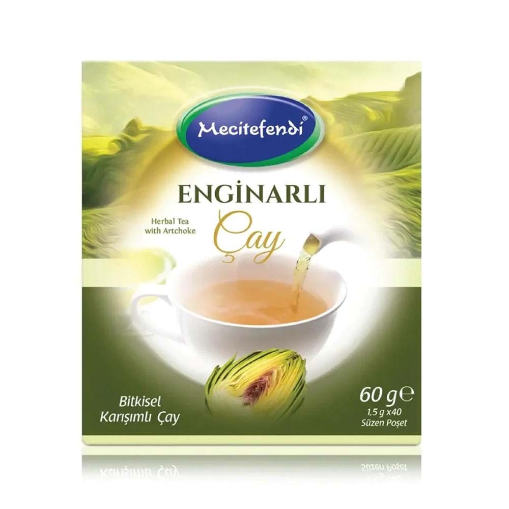 MECİTEFENDİ ENGİNARLI POŞET ÇAY 40'LI 60 G