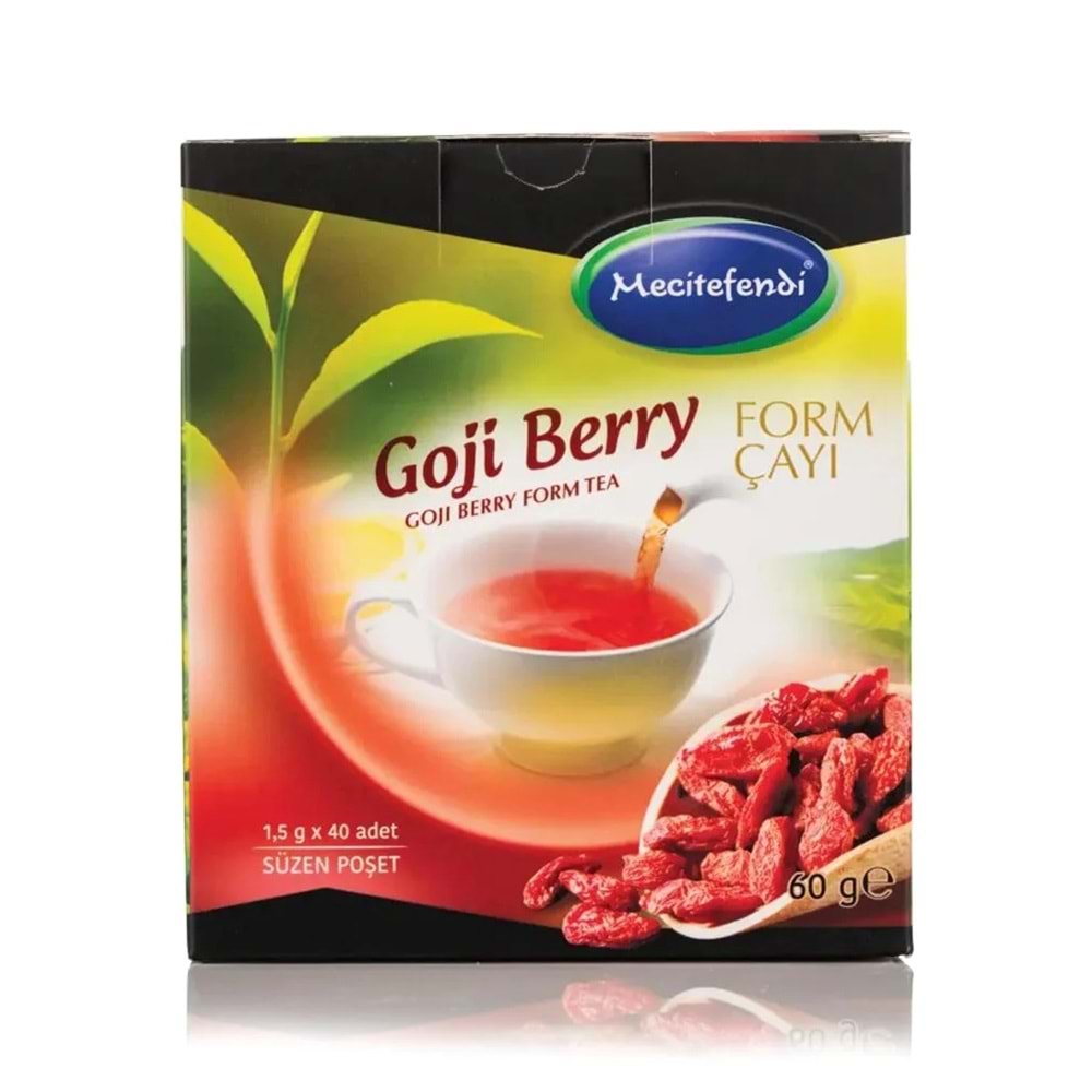 MECİTEFENDİ GOJİ BERRYLİ POŞET ÇAY 40'LI 60 G