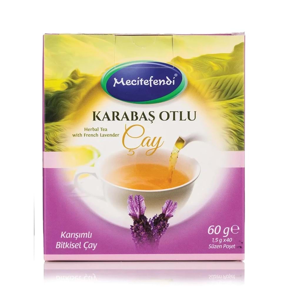 MECİTEFENDİ KARABAŞLI POŞET ÇAY 40'LI 60 G