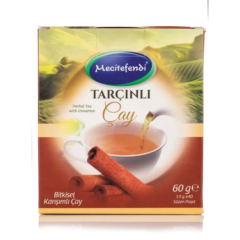 MECİTEFENDİ TARÇINLI POŞET ÇAY 40'LI 60 G