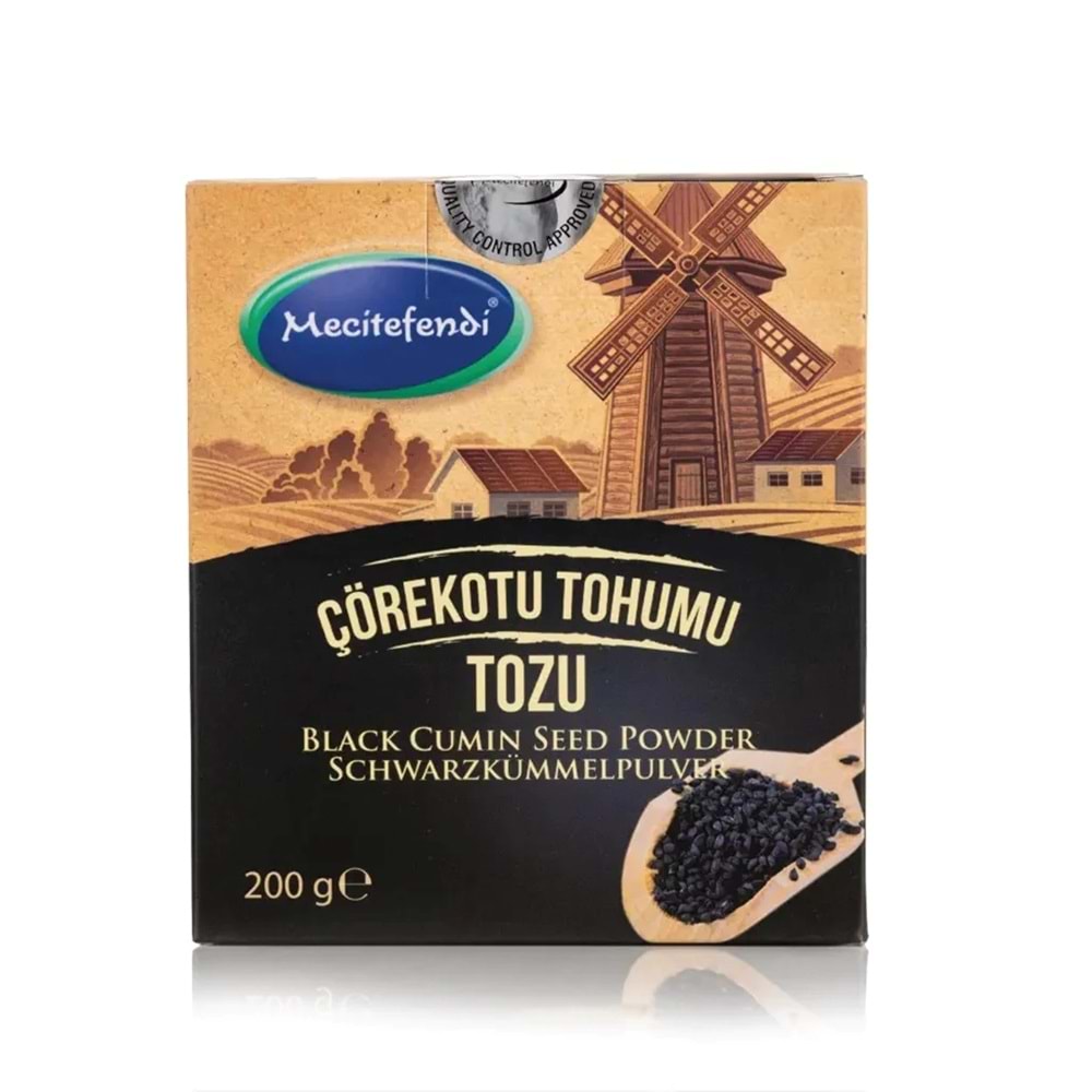 MECİTEFENDİ ÇÖREKOTU TOHUMU TOZU 200 G