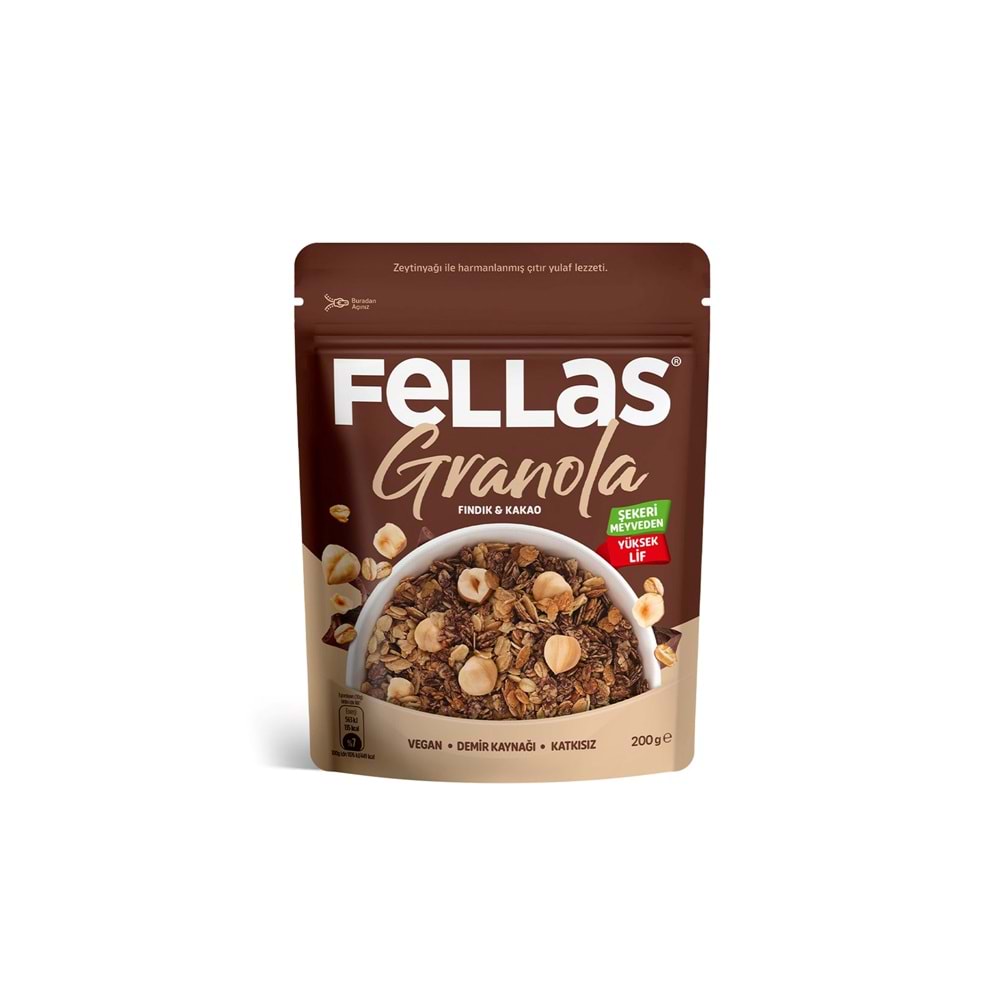 FELLAS GRANOLA - FINDIK & KAKAO 200 G
