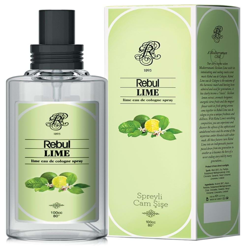 REBUL LİME SPREYLİ KOLONYA 100 ML