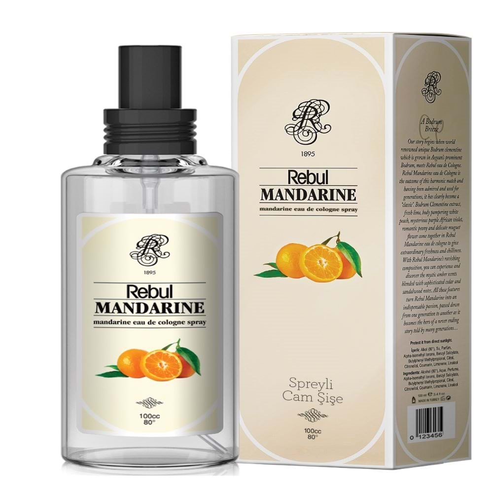 REBUL MANDARİNE SPREYLİ KOLONYA 100 ML