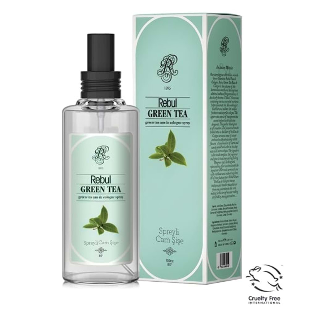 REBUL GREEN TEA SPREYLİ KOLONYA 100 ML