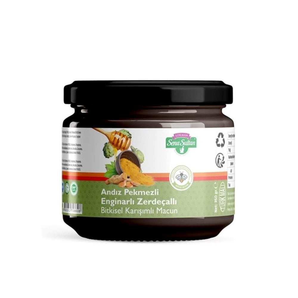SENA SULTAN ANDIZ PEKMEZLİ ENGİNARLI ZERDEÇALLI MACUN 350 G