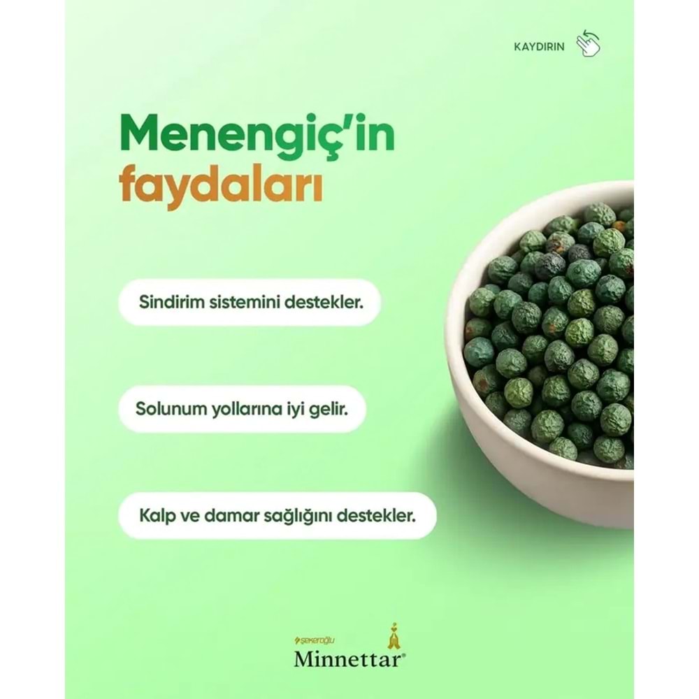 ŞEKEROĞLU MİNNETTAR MENENGİÇ KAHVESİ 165 G