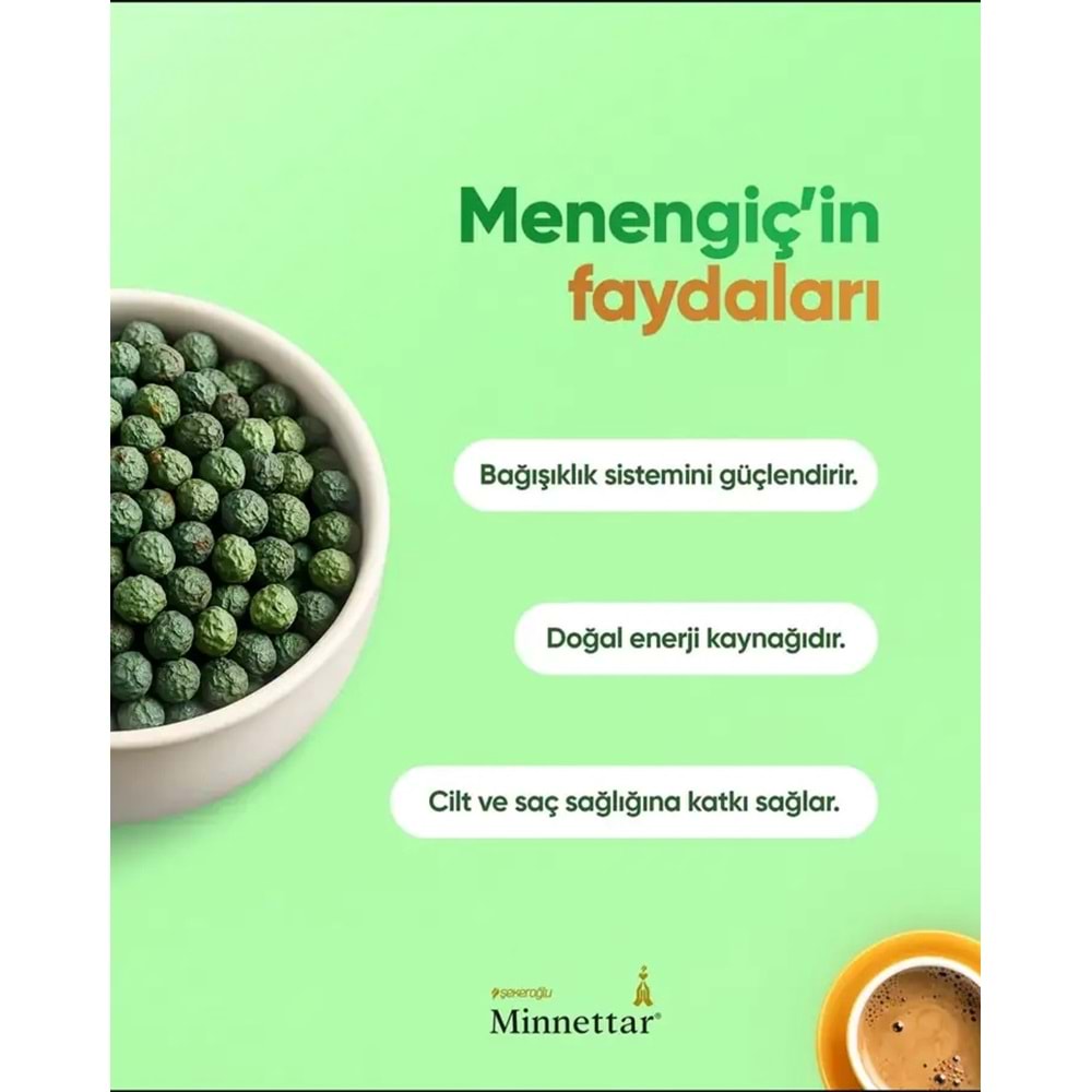 ŞEKEROĞLU MİNNETTAR MENENGİÇ KAHVESİ 165 G