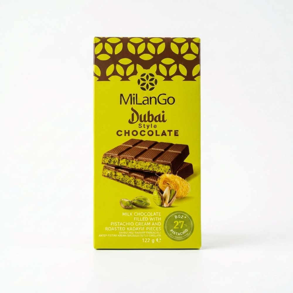 MİLANGO DUBAİ STYLE CHOCOLATE PİSTACHİO 122 G