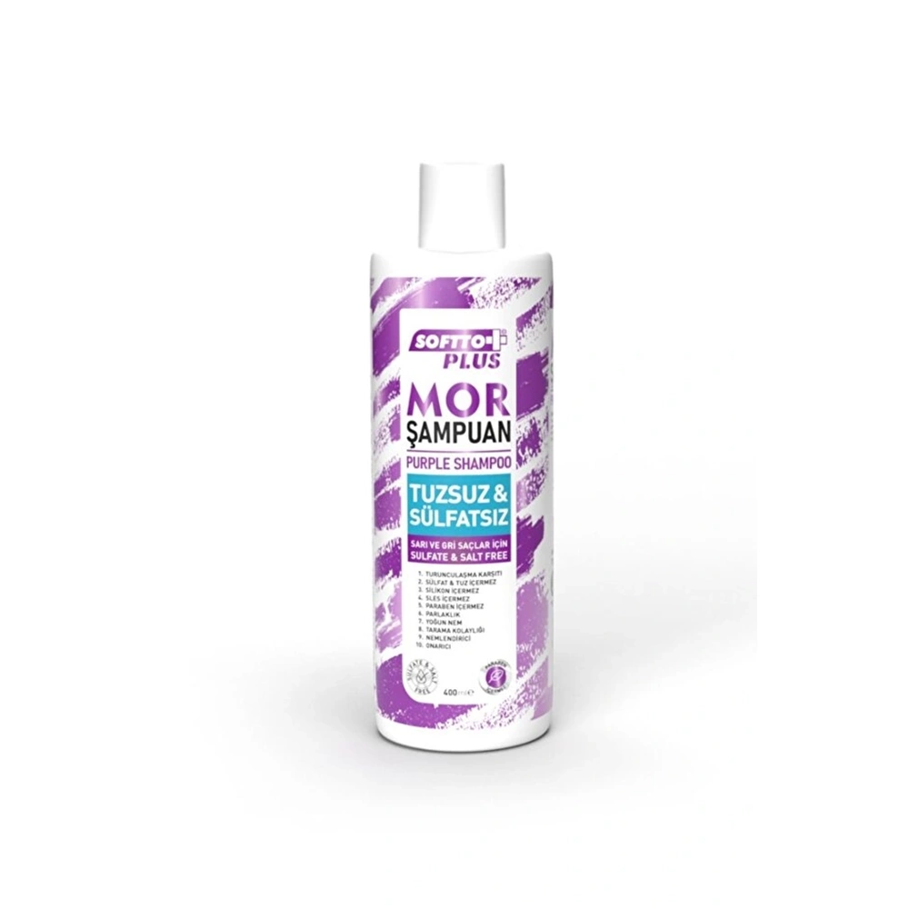 SOFTTO PLUS MOR ŞAMPUAN 400 ML