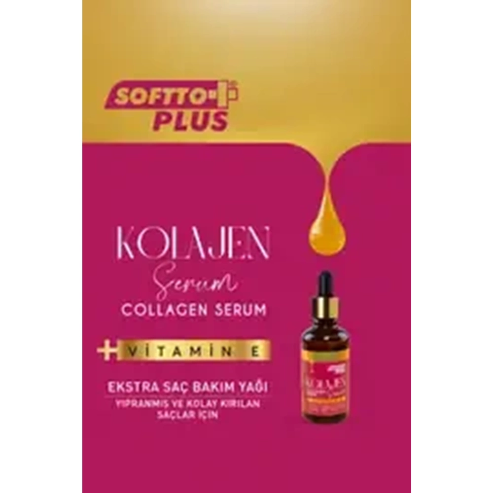 SOFTTO PLUS KOLAJEN SAÇ BAKIM SERUMU 50 ML