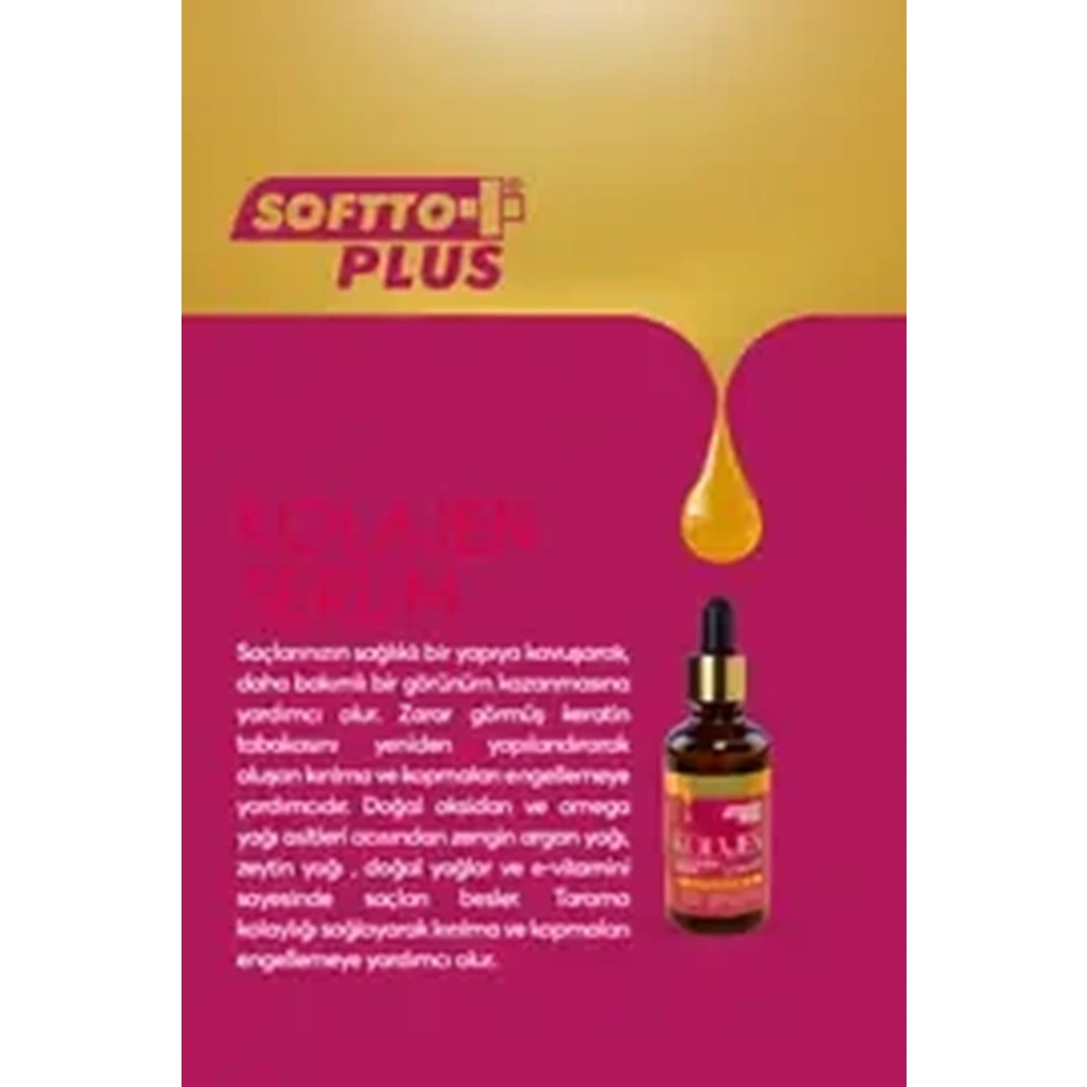 SOFTTO PLUS KOLAJEN SAÇ BAKIM SERUMU 50 ML