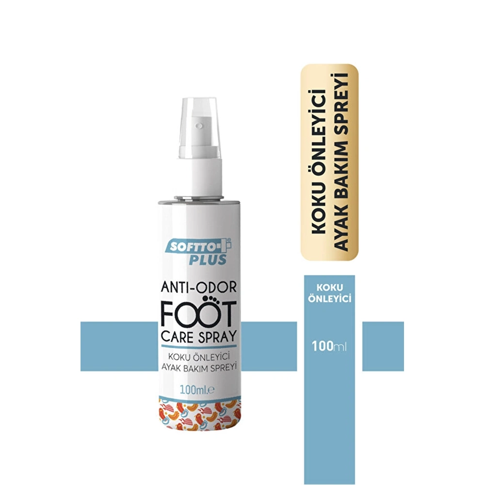 SOFTTO PLUS AYAK BAKIM SPREYİ (KOKU ÖNLEYİCİ) 100 ML