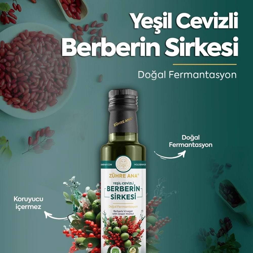 ZÜHRE ANA BERBERİN SİRKESİ 500 ML