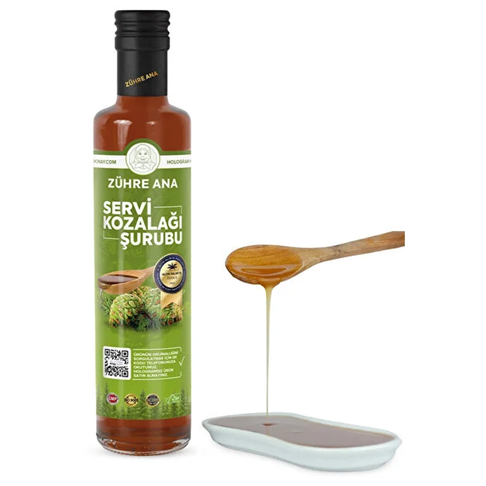 ZÜHRE ANA SERVİ KOZALAĞI ŞURUBU 500 ML
