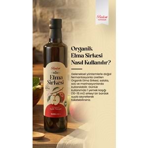 BALEN ORGANİK ELMA SİRKESİ 500 ML