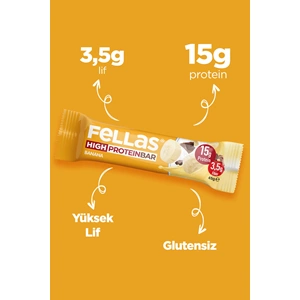 FELLAS YÜKSEK PROTEİN BAR - MUZ 45 G