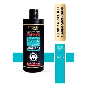 SOFTTO PLUS BLACK HAIR RENK KORUYUCU TUZSUZ ŞAMPUAN 400 ML