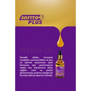 SOFTTO PLUS KERATİN SAÇ BAKIM YAĞI 50 ML