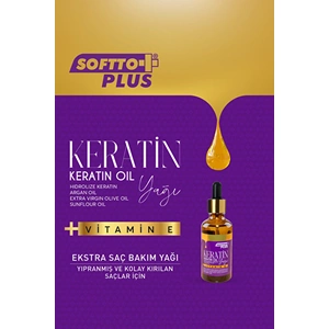 SOFTTO PLUS KERATİN SAÇ BAKIM YAĞI 50 ML