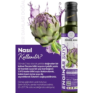ZÜHRE ANA ENGİNAR SUYU 500 ML