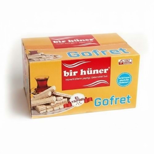 BİR HÜNER EL YAPIMI GOFRET 2 X 200 G