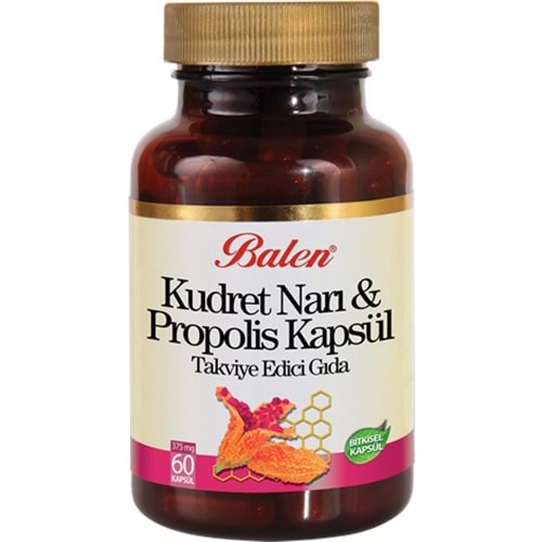 BALEN KUDRET NARI & PROPOLİS KAPSÜL 375 MG *60