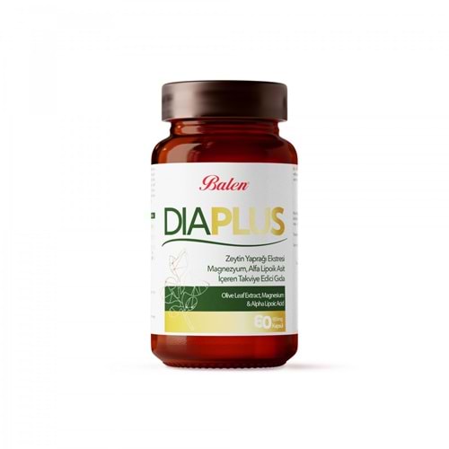 BALEN DİA PLUS ZEYTİN YAP.&MAG&ALFA LİPOİK ASİT KAPSÜL 655 MG *60