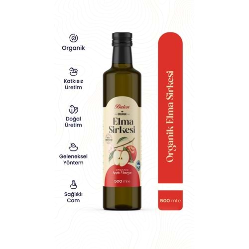 BALEN ORGANİK ELMA SİRKESİ 500 ML