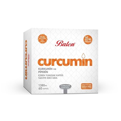 BALEN CURCUMİN KURKUMİN VE PİPERİN YUMUŞAK KAPSÜL 1380 MG *60