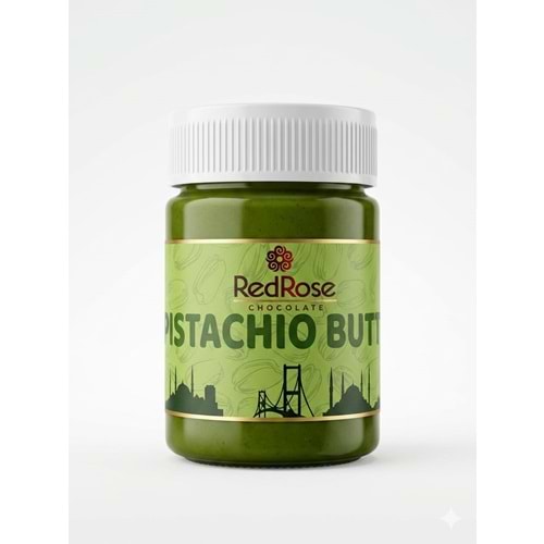 RED ROSE PİSTACHİO BUTTER (ANTEPFISTIĞI EZMESİ) 380 G