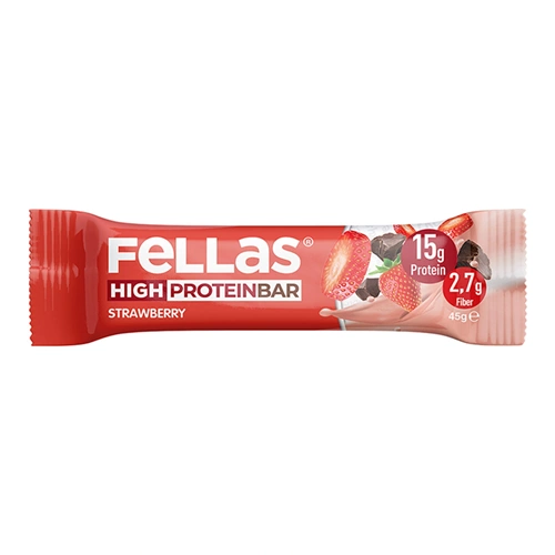 FELLAS YÜKSEK PROTEİN BAR - ÇİLEK 45 G