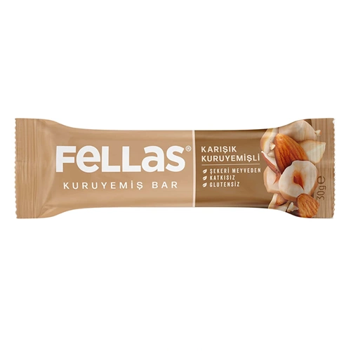 FELLAS KARIŞIK KURUYEMİŞLİ BAR 30 G