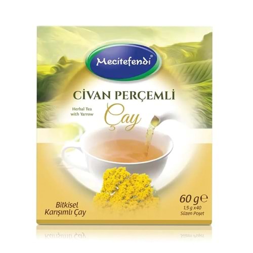 MECİTEFENDİ CİVAN PERÇEMLİ POŞET ÇAY 40'LI 60 G