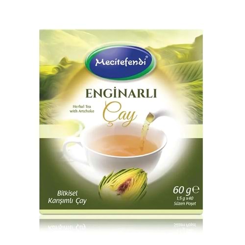 MECİTEFENDİ ENGİNARLI POŞET ÇAY 40'LI 60 G