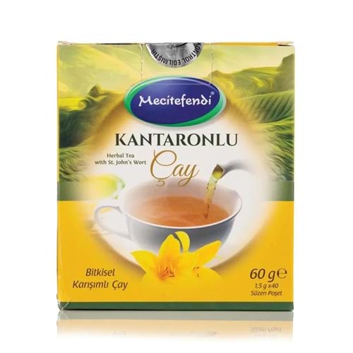 MECİTEFENDİ KANTARONLU POŞET ÇAY 40'LI 60 G